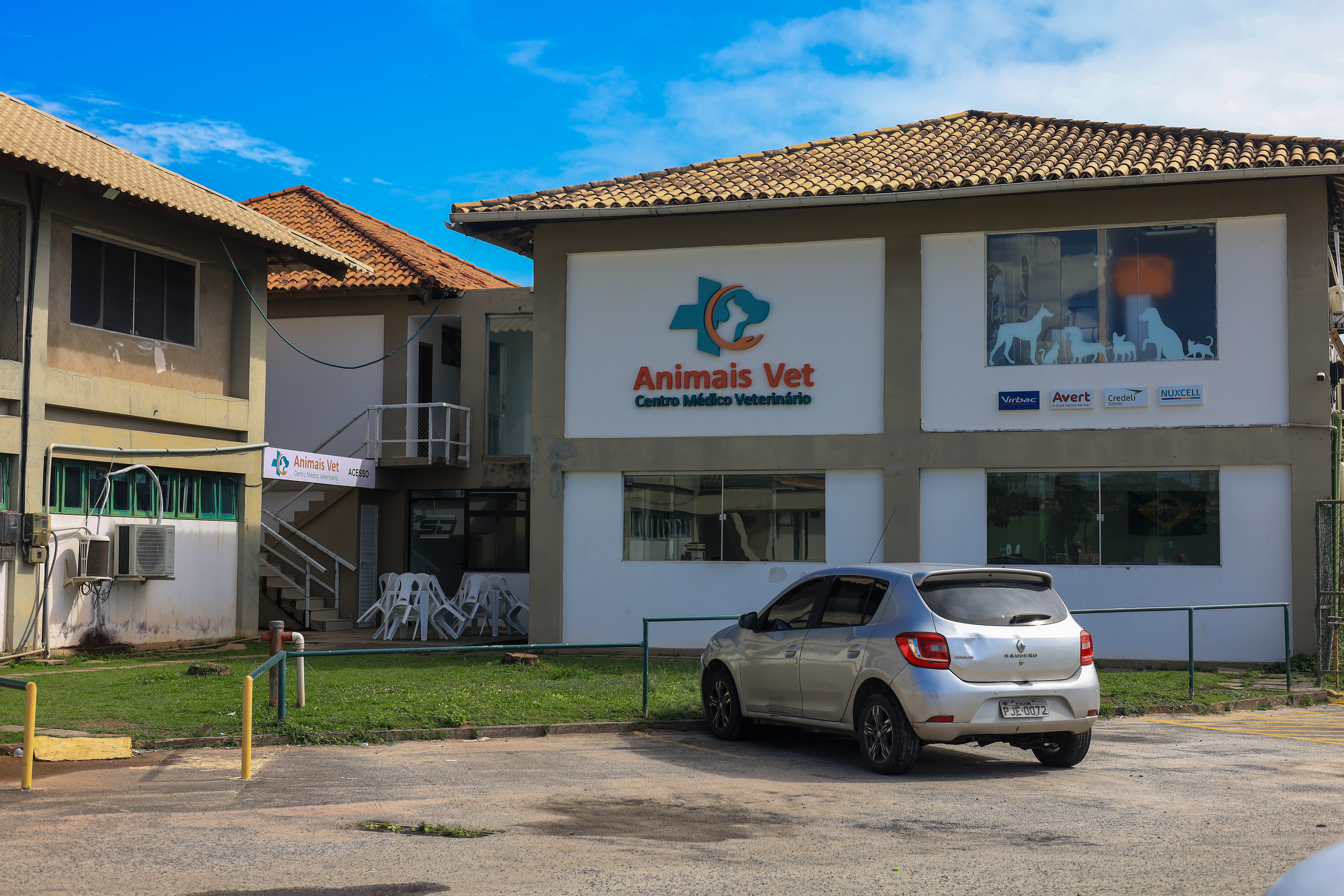 Entrada da clínica